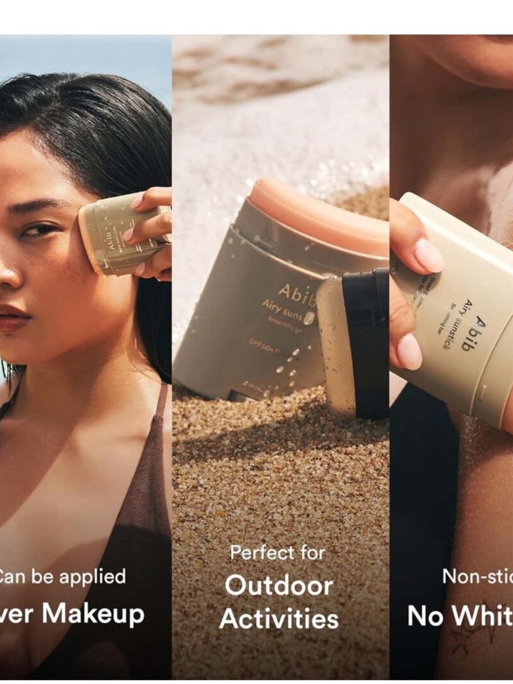 Abib Airy Sunstick Protection Bar Broad Spectrum SPF50+ 0.81 oz Semi Matte - Picture 2 of 8